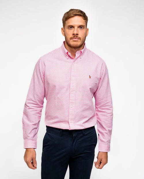 Camisa Oxford Custom Fit Ralph Lauren