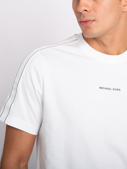 Camiseta Aplique De Cinta Michael Kors