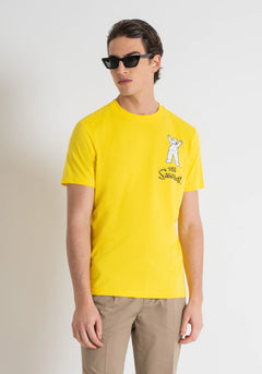 Camiseta Regular Fit En Jersey Antony Morato