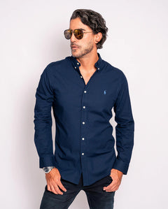 Camisa Popelina Slim Fit